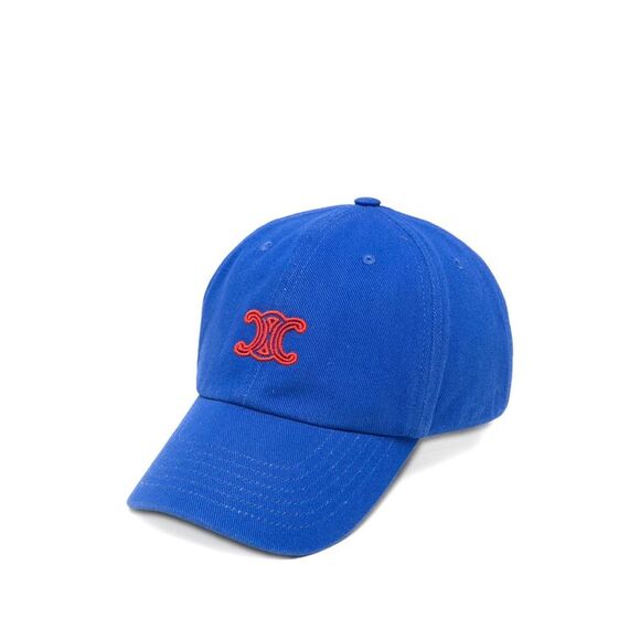Celine Men Logo Cotton Baseball Cap